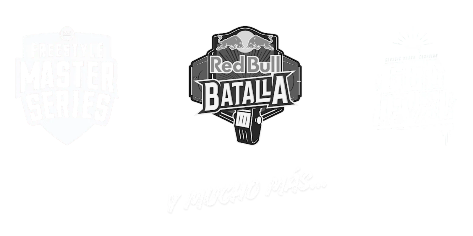 Logos de las principales competencias de freestyle: FMS, Red Bull Batalla, God Level, BDM y más.